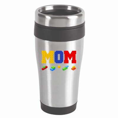 Builder Building Blocks Mom 16oz Travel Tumbler