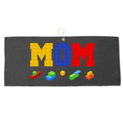 Builder Building Blocks Mom Large Microfiber Waffle Golf Towel