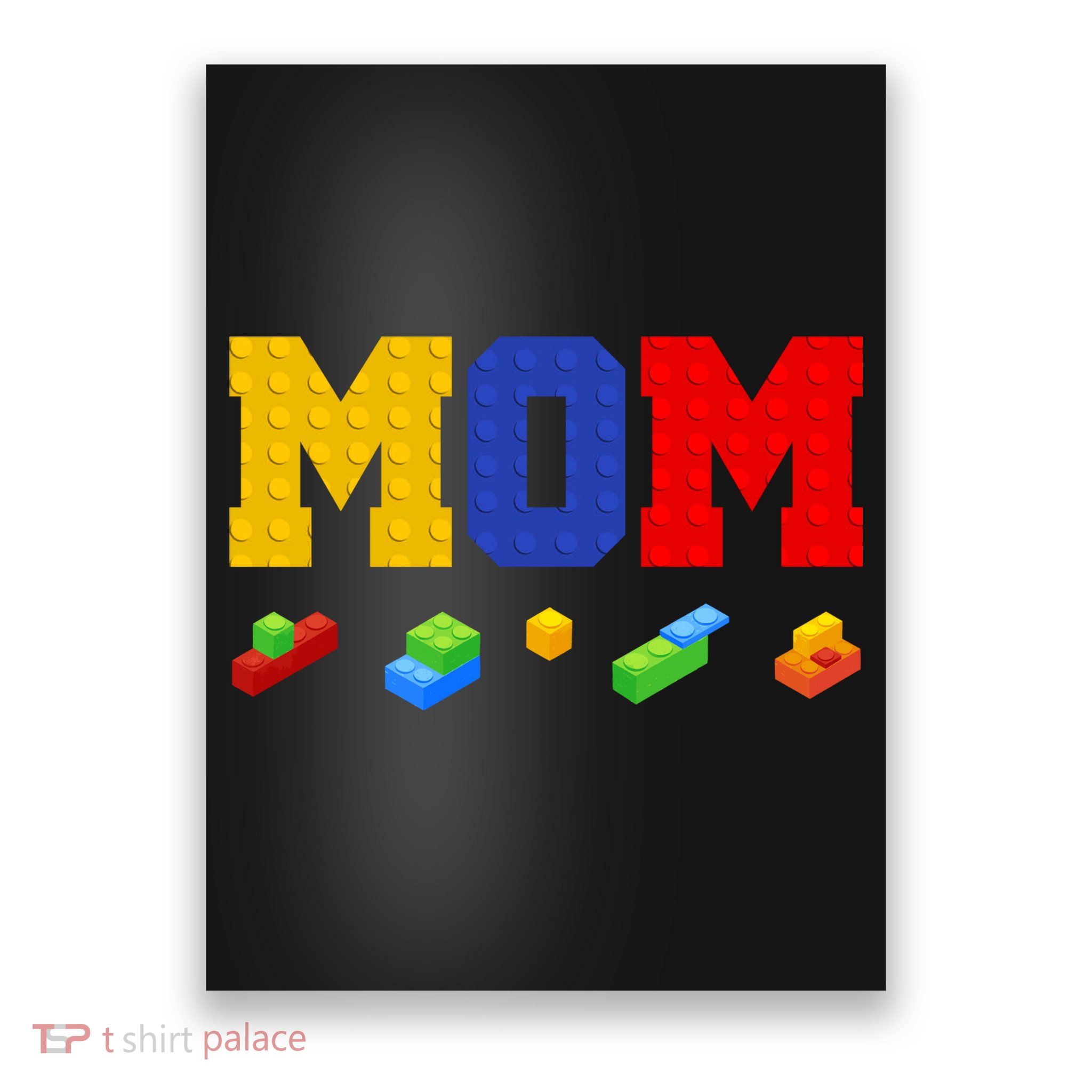 Builder Building Blocks Mom Poster