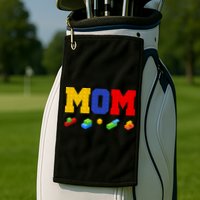 Builder Building Blocks Mom Golf Towel