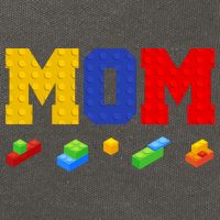 Builder Building Blocks Mom Cotton Canvas Backpack
