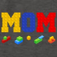 Builder Building Blocks Mom Vector Backpack