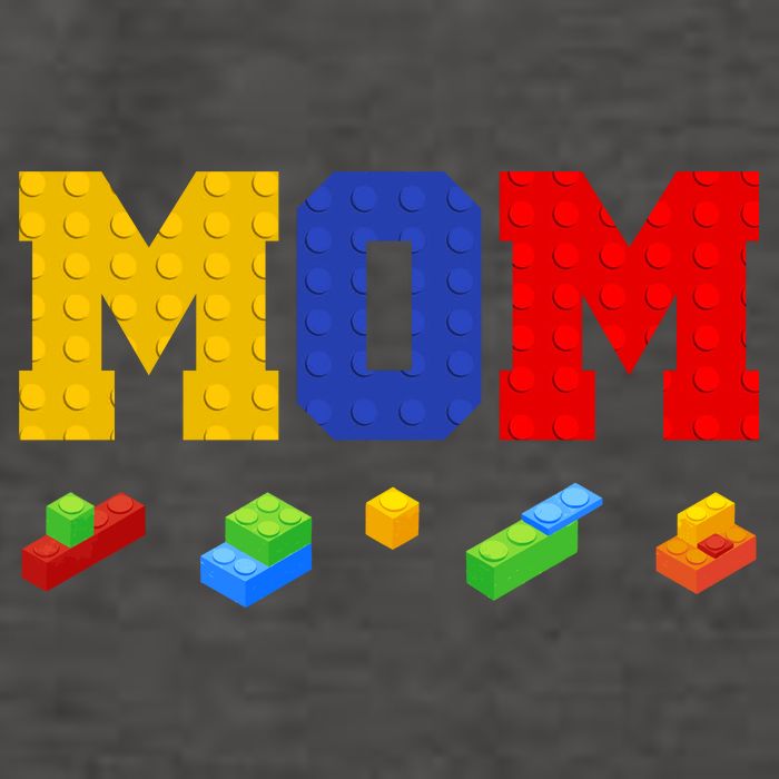 Builder Building Blocks Mom Vector Backpack