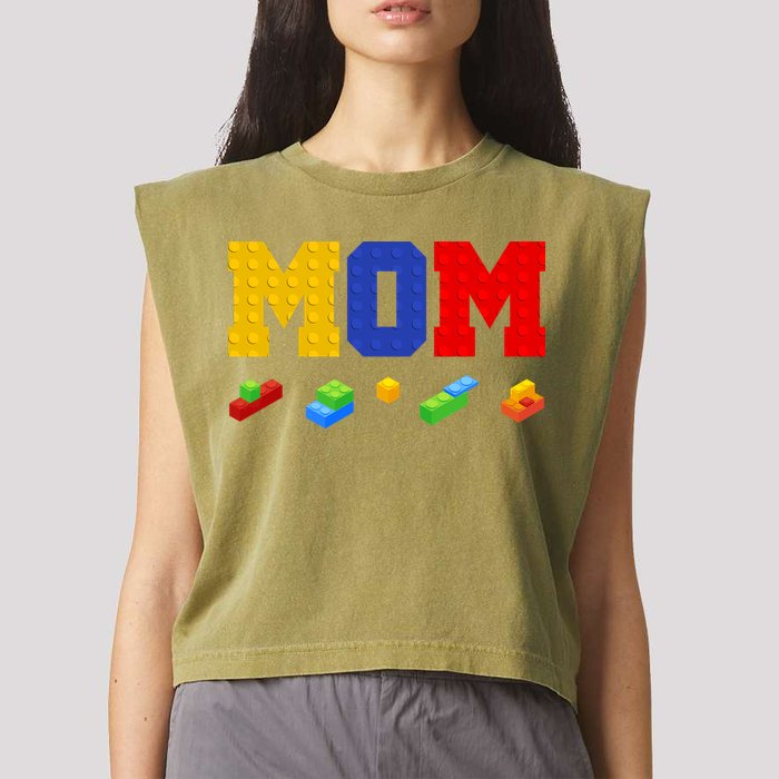 Builder Building Blocks Mom Garment-Dyed Women's Muscle Tee
