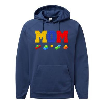 Builder Building Blocks Mom Performance Fleece Hoodie