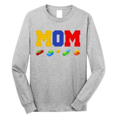 Builder Building Blocks Mom Long Sleeve Shirt