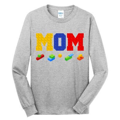 Builder Building Blocks Mom Tall Long Sleeve T-Shirt