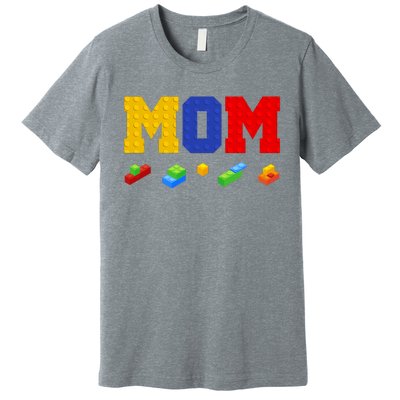 Builder Building Blocks Mom Premium T-Shirt