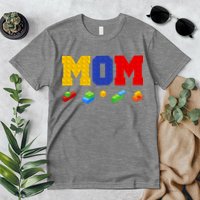 Builder Building Blocks Mom Premium T-Shirt