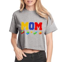 Builder Building Blocks Mom Crop Top