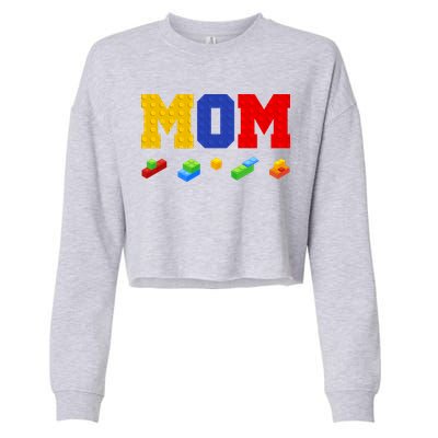 Builder Building Blocks Mom Cropped Pullover Crew
