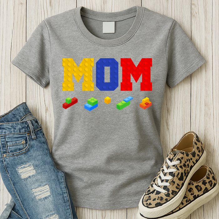 Builder Building Blocks Mom Womens T-Shirt