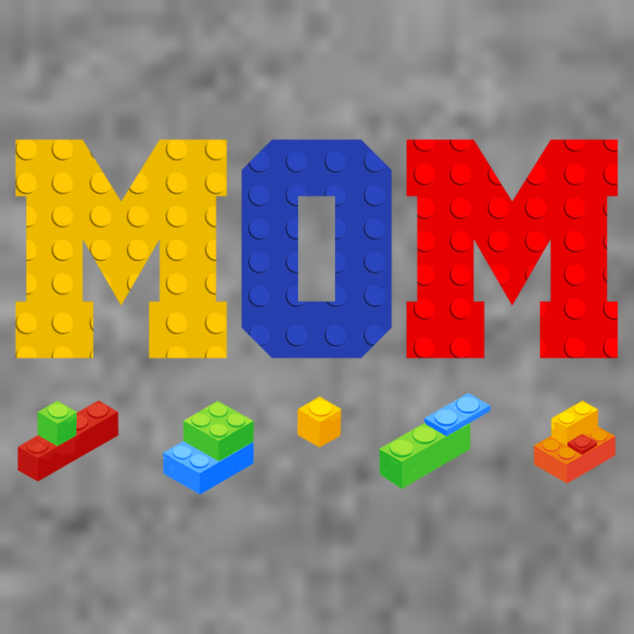 Builder Building Blocks Mom Womens T-Shirt
