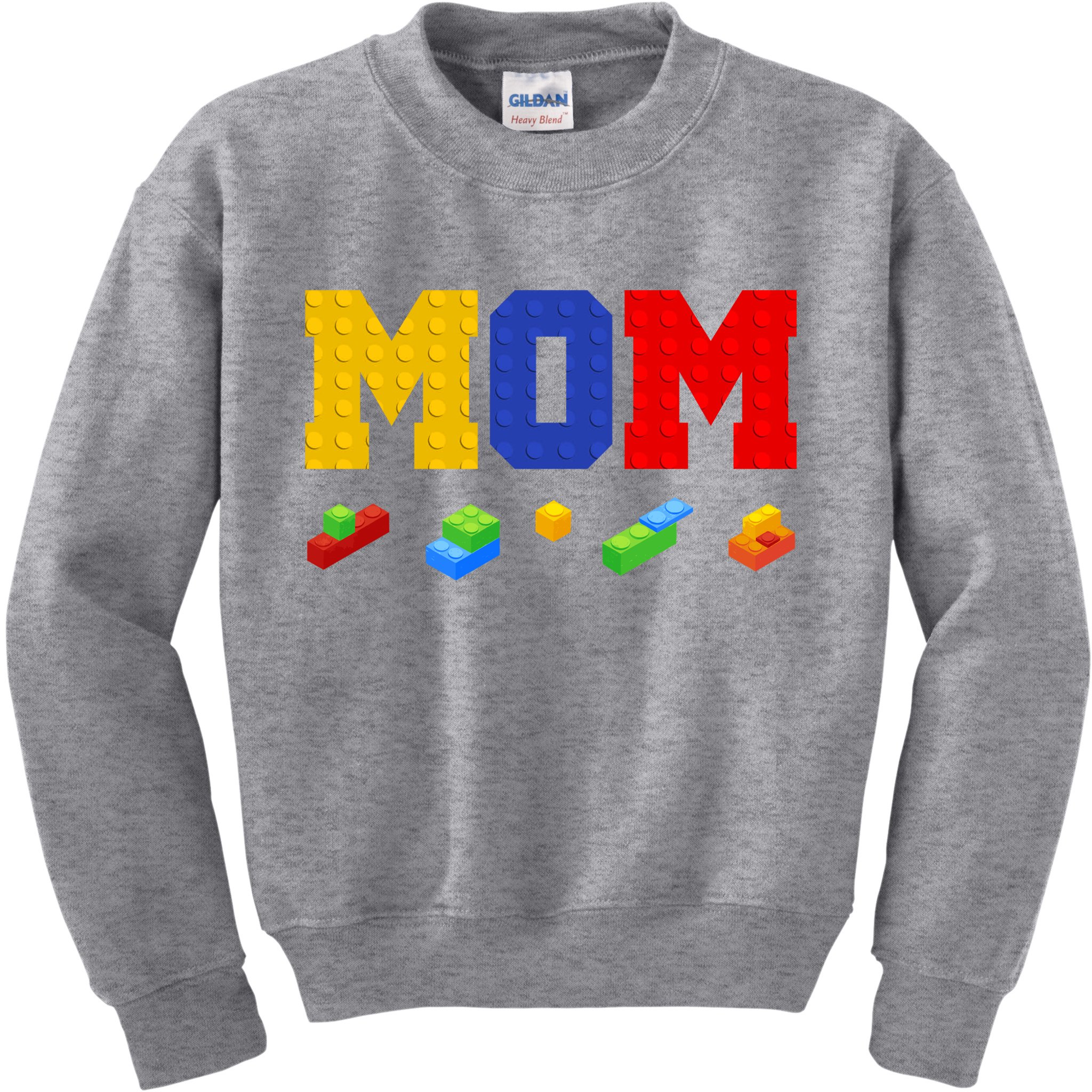 Builder Building Blocks Mom Kids Sweatshirt