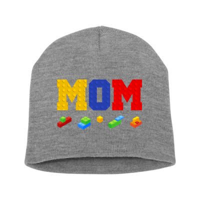 Builder Building Blocks Mom Short Acrylic Beanie
