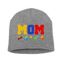 Builder Building Blocks Mom Short Acrylic Beanie
