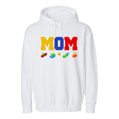 Builder Building Blocks Mom Garment-Dyed Fleece Hoodie