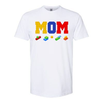 Builder Building Blocks Mom Softstyle CVC T-Shirt