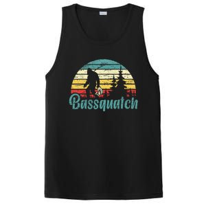 Bassquatch Bigfoot Believer Bass Fishing Yeti Sasquatch PosiCharge Competitor Tank