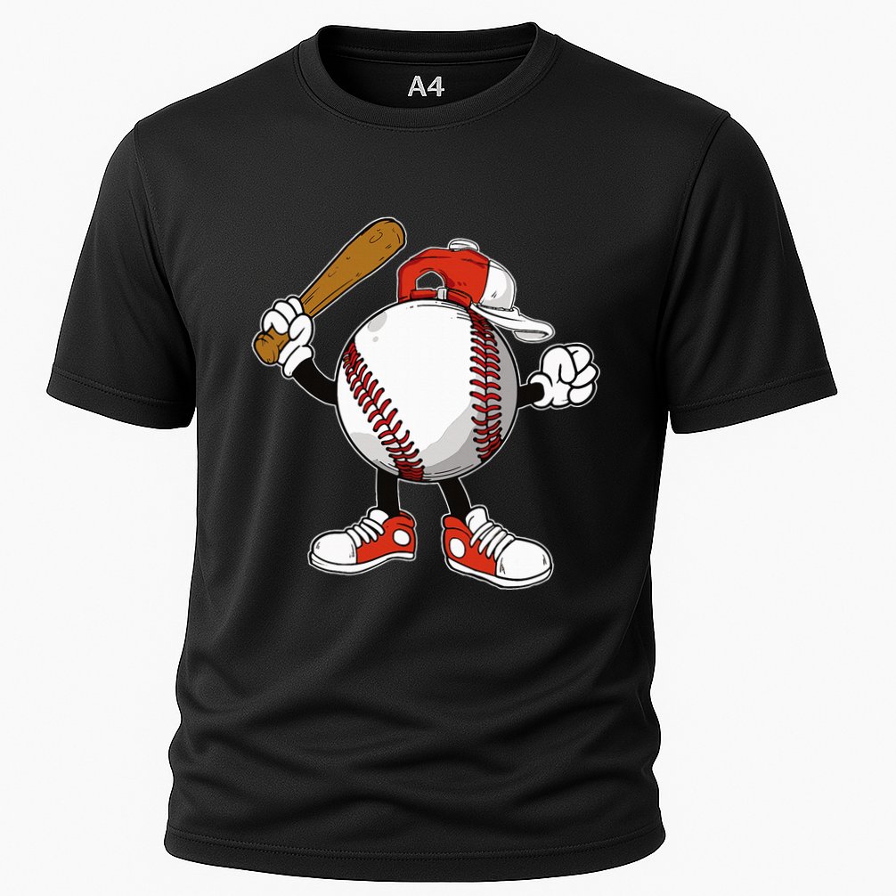 Baseball Boy Cooling Performance Crew T-Shirt
