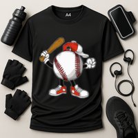Baseball Boy Cooling Performance Crew T-Shirt
