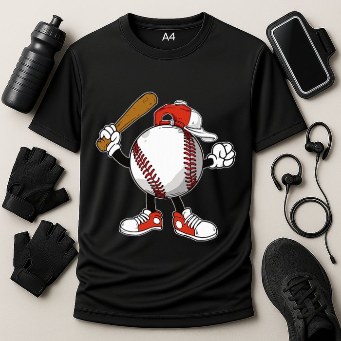 Baseball Boy Cooling Performance Crew T-Shirt