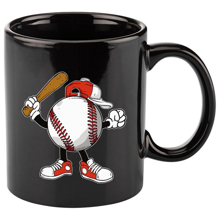 Baseball Boy 11oz C Handle Ceramic Mug