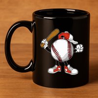 Baseball Boy 11oz C Handle Ceramic Mug