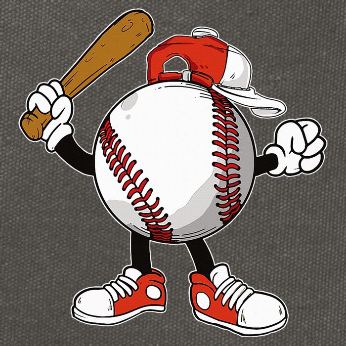 Baseball Boy Cotton Canvas Backpack