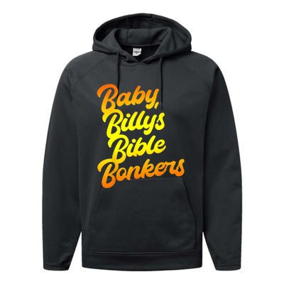 Baby Billys Bible Bonkers Performance Fleece Hoodie