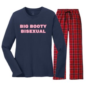 Big Booty Bisexual Baby Women's Long Sleeve Flannel Pajama Set 