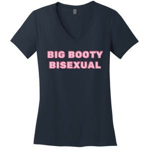 Big Booty Bisexual Baby Women's V-Neck T-Shirt