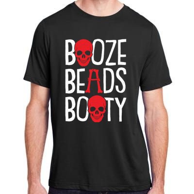 Booze Beads Booty Gasparilla Pirate Festival Jollyroger Gift Adult ChromaSoft Performance T-Shirt