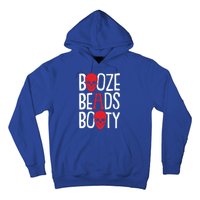 Booze Beads Booty Gasparilla Pirate Festival Jollyroger Gift Hoodie