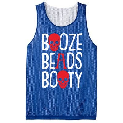 Booze Beads Booty Gasparilla Pirate Festival Jollyroger Gift Mesh Reversible Basketball Jersey Tank