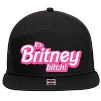 Britney Bitch 7 Panel Mesh Trucker Snapback Hat