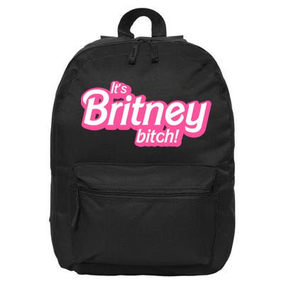 Britney Bitch 16 in Basic Backpack