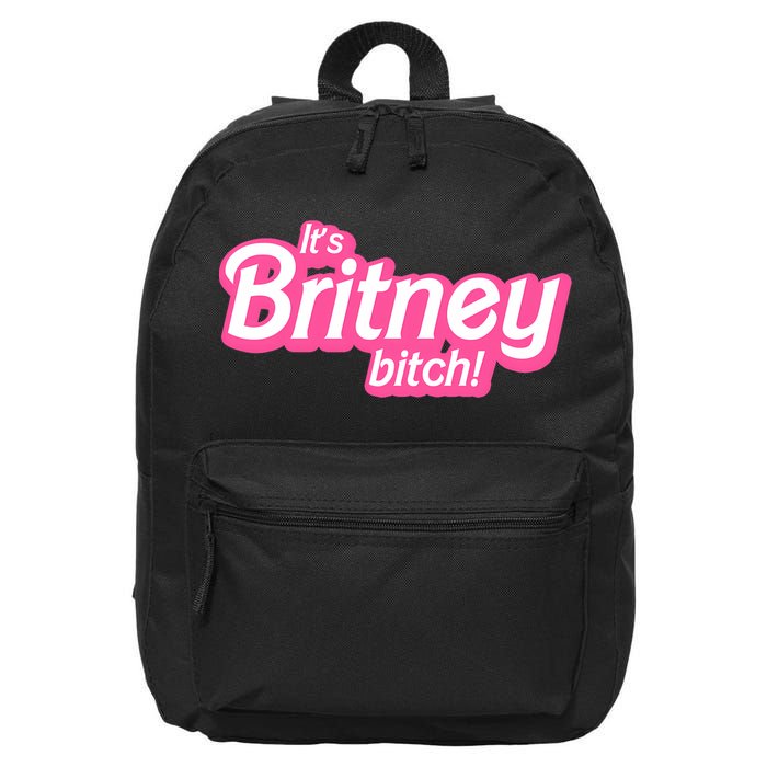 Britney Bitch 16 in Basic Backpack