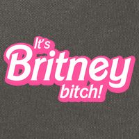 Britney Bitch Cotton Canvas Backpack