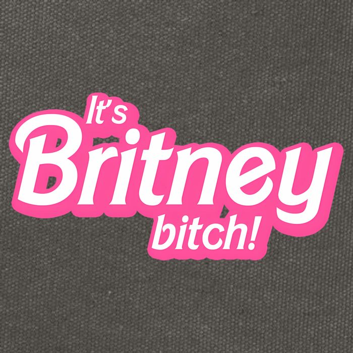 Britney Bitch Cotton Canvas Backpack