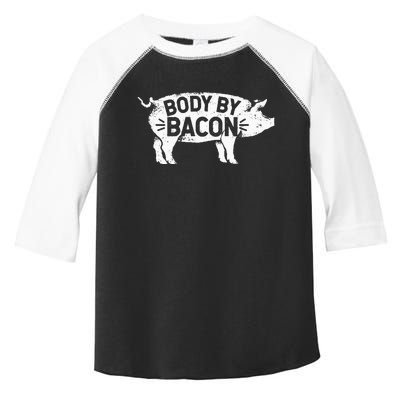 Body By Bacon For Low Carb High Fat Ketogenic Diet Toddler Fine Jersey T-Shirt