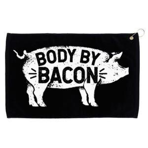 Body By Bacon For Low Carb High Fat Ketogenic Diet Grommeted Golf Towel