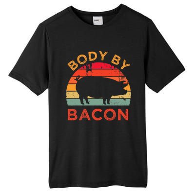 Body By Bacon For Low Carb High Fat Ketogenic Diet Tall Fusion ChromaSoft Performance T-Shirt