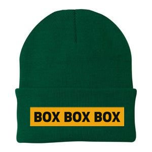 Box Box Box Formula Racing Radio Pit Box Box Box Knit Cap Winter Beanie