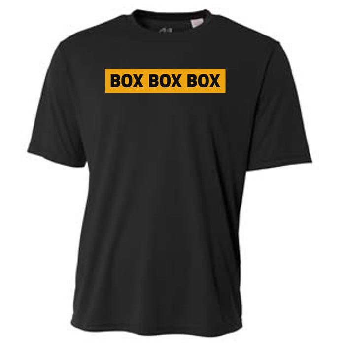 Box Box Box Formula Racing Radio Pit Box Box Box Cooling Performance Crew T-Shirt