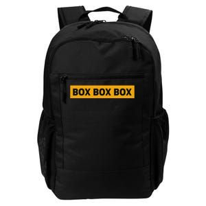 Box Box Box Formula Racing Radio Pit Box Box Box Daily Commute Backpack