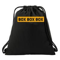 Box Box Box Formula Racing Radio Pit Box Box Box Drawstring Bag