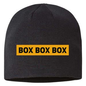 Box Box Box Formula Racing Radio Pit Box Box Box Sustainable Beanie