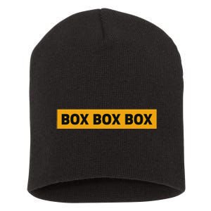 Box Box Box Formula Racing Radio Pit Box Box Box Short Acrylic Beanie