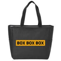 Box Box Box Formula Racing Radio Pit Box Box Box Zip Tote Bag